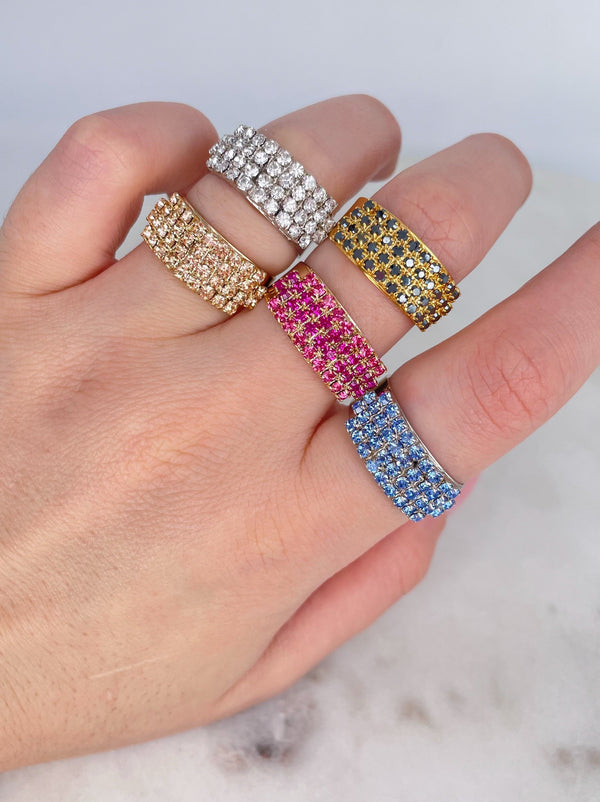 Strass anello fascia