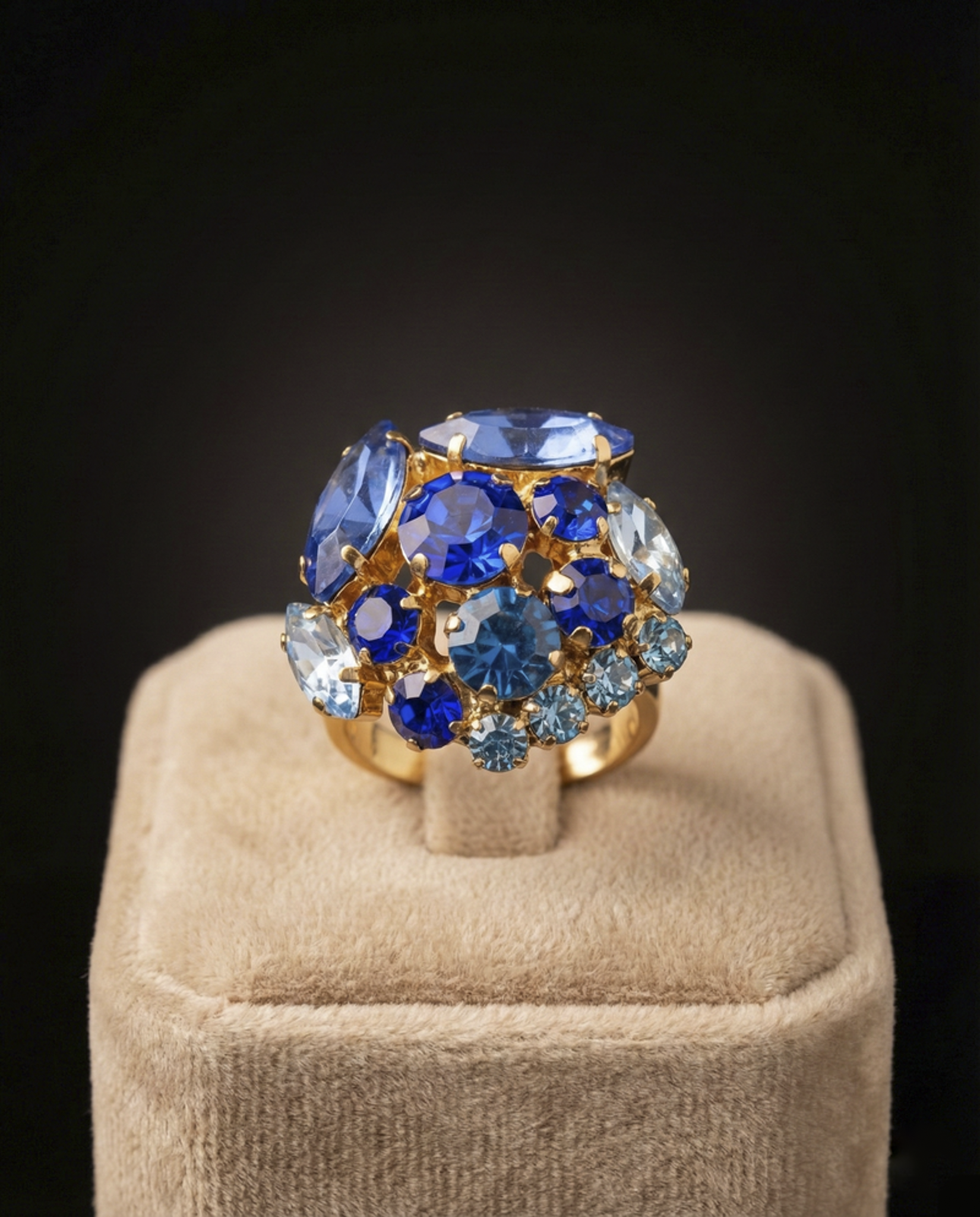 Anello Emme - Oro Giallo - MULTIBLU