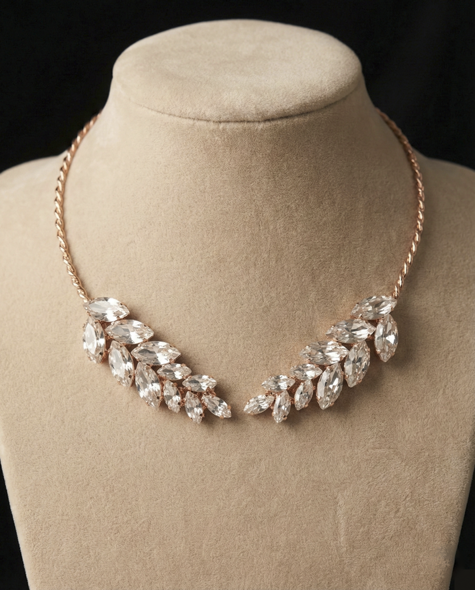 Auris collarino - Oro Rosa - CRYSTAL