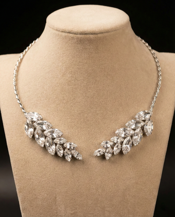 Auris collarino - Silver - CRYSTAL