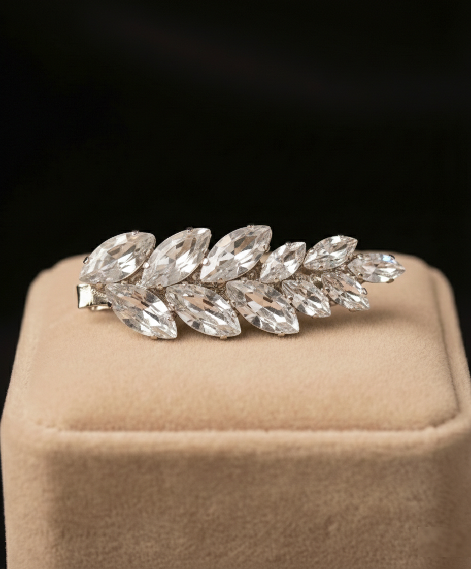 Auris fermaglio argento crystal