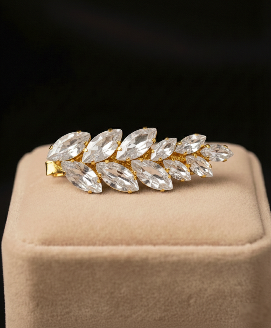 Auris fermaglio oro crystal