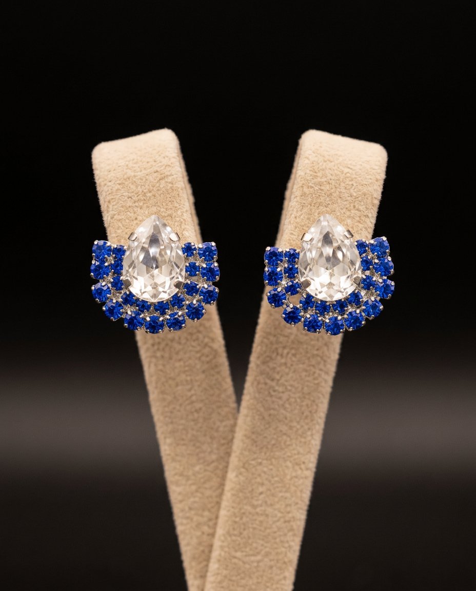 Eira orecchini ARGENTO CRYSTAL ZAFFIRO