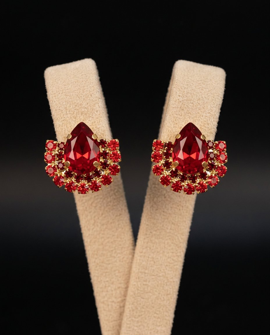 Eira orecchini ORO GIALLO rosso
