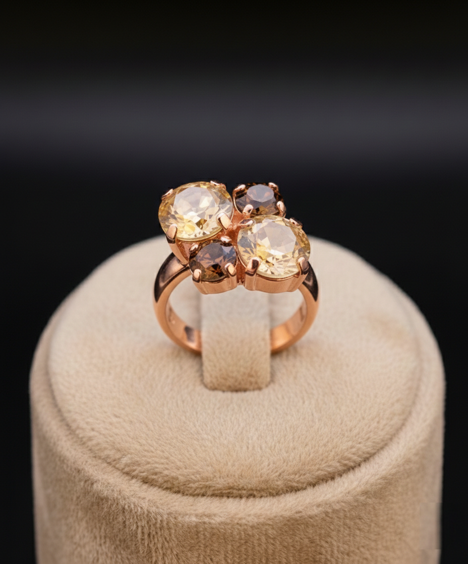 Elara_anello_Oro_rosa__GOLD_TOPAZIO_SCURO