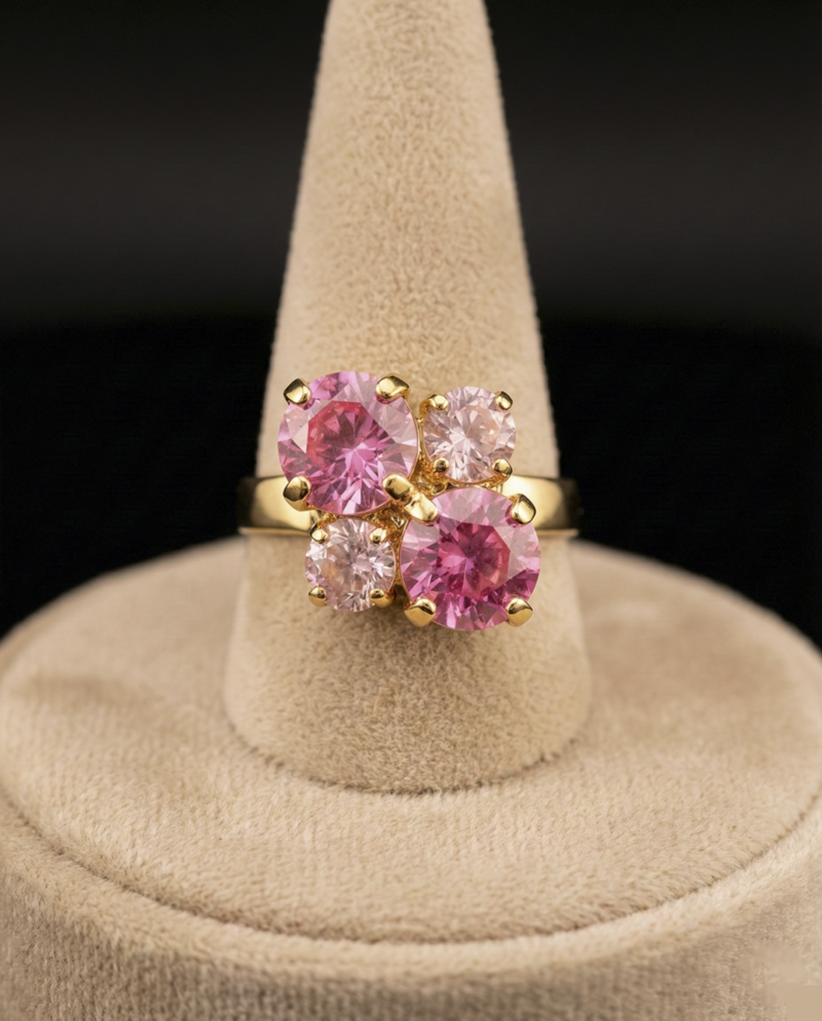 Elara anello - Oro Giallo - ROSA, ROSA CHIARO