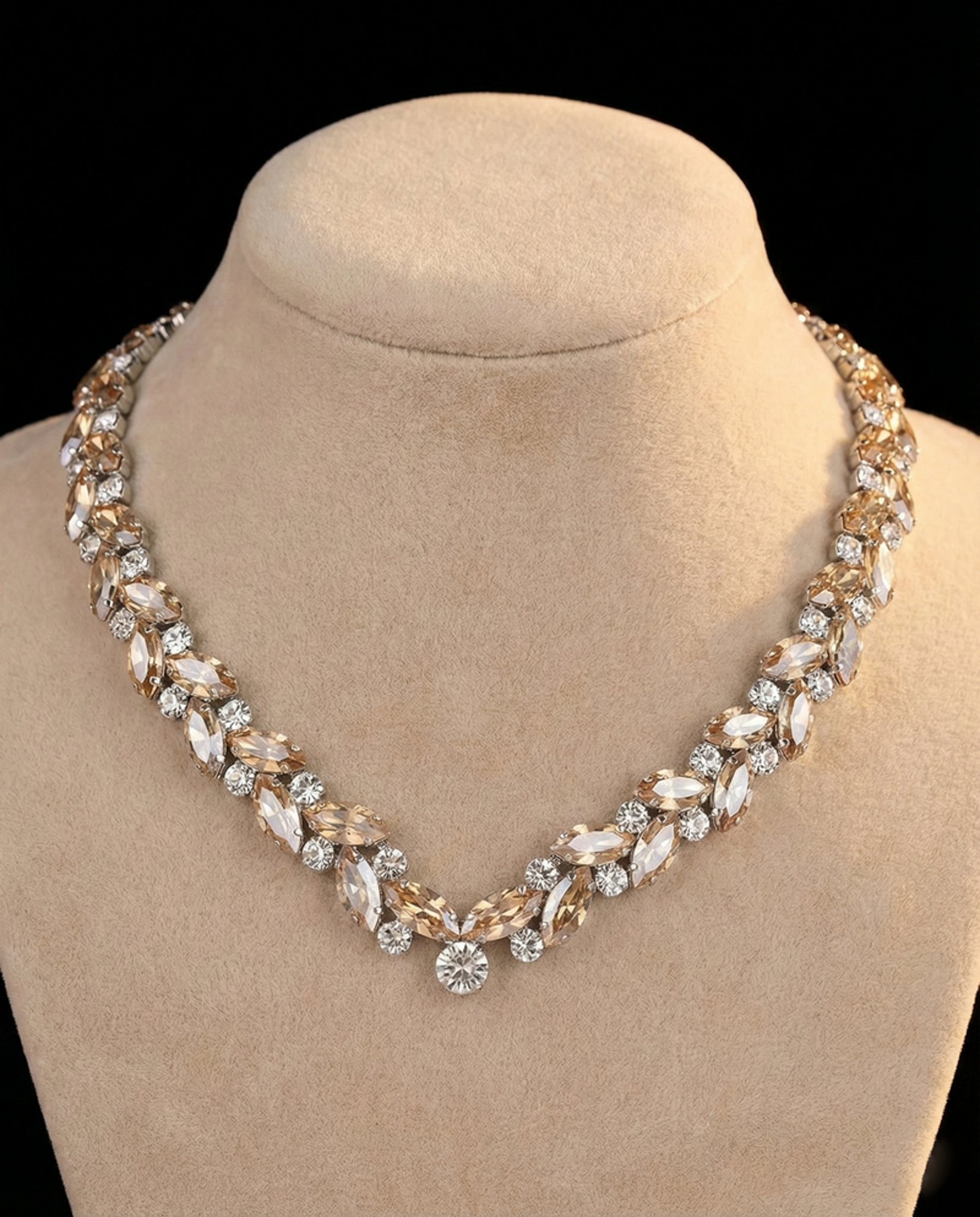 Elisia collana argento CRYSTAL + GOLD