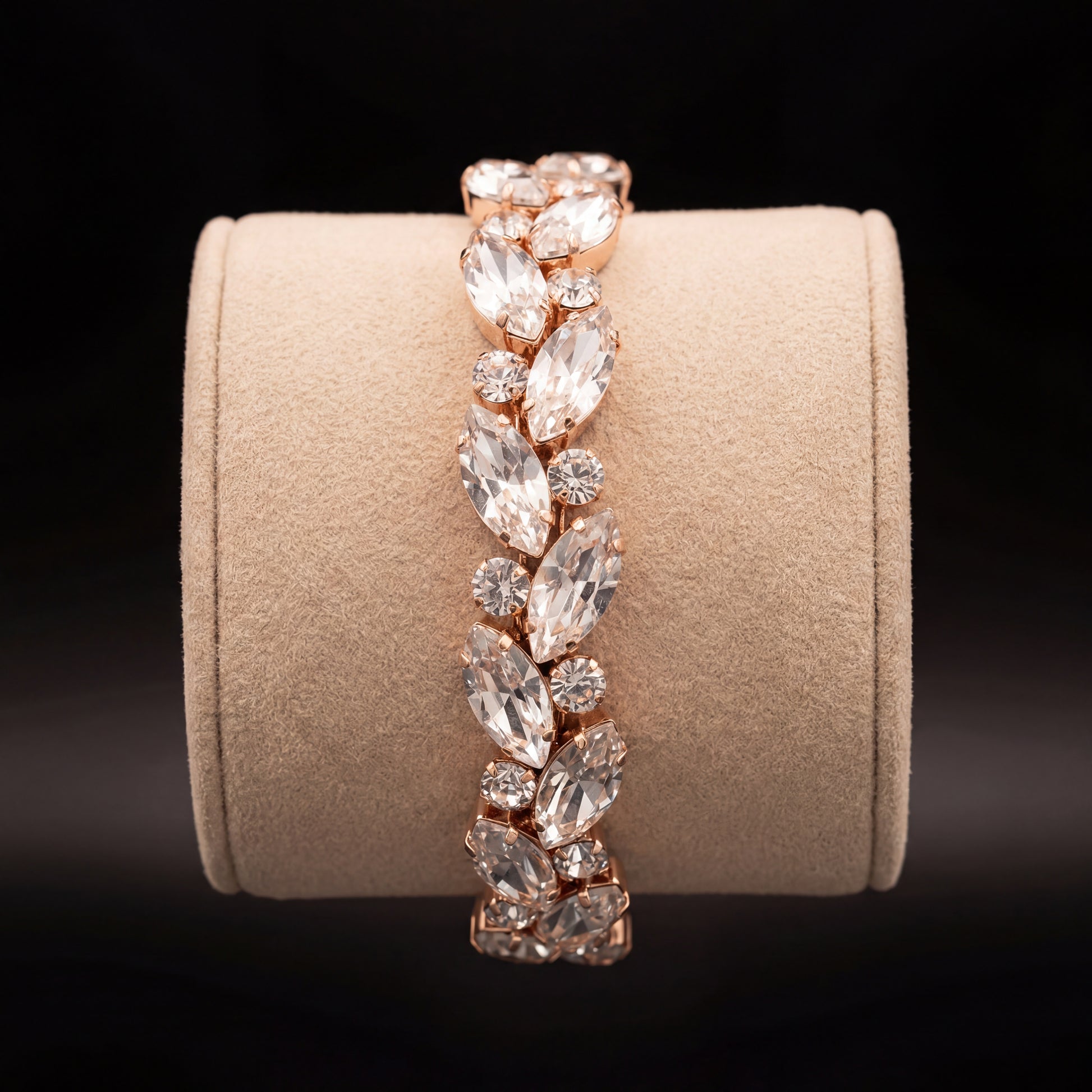 Elysia bracciale - oro rosa - Crystal
