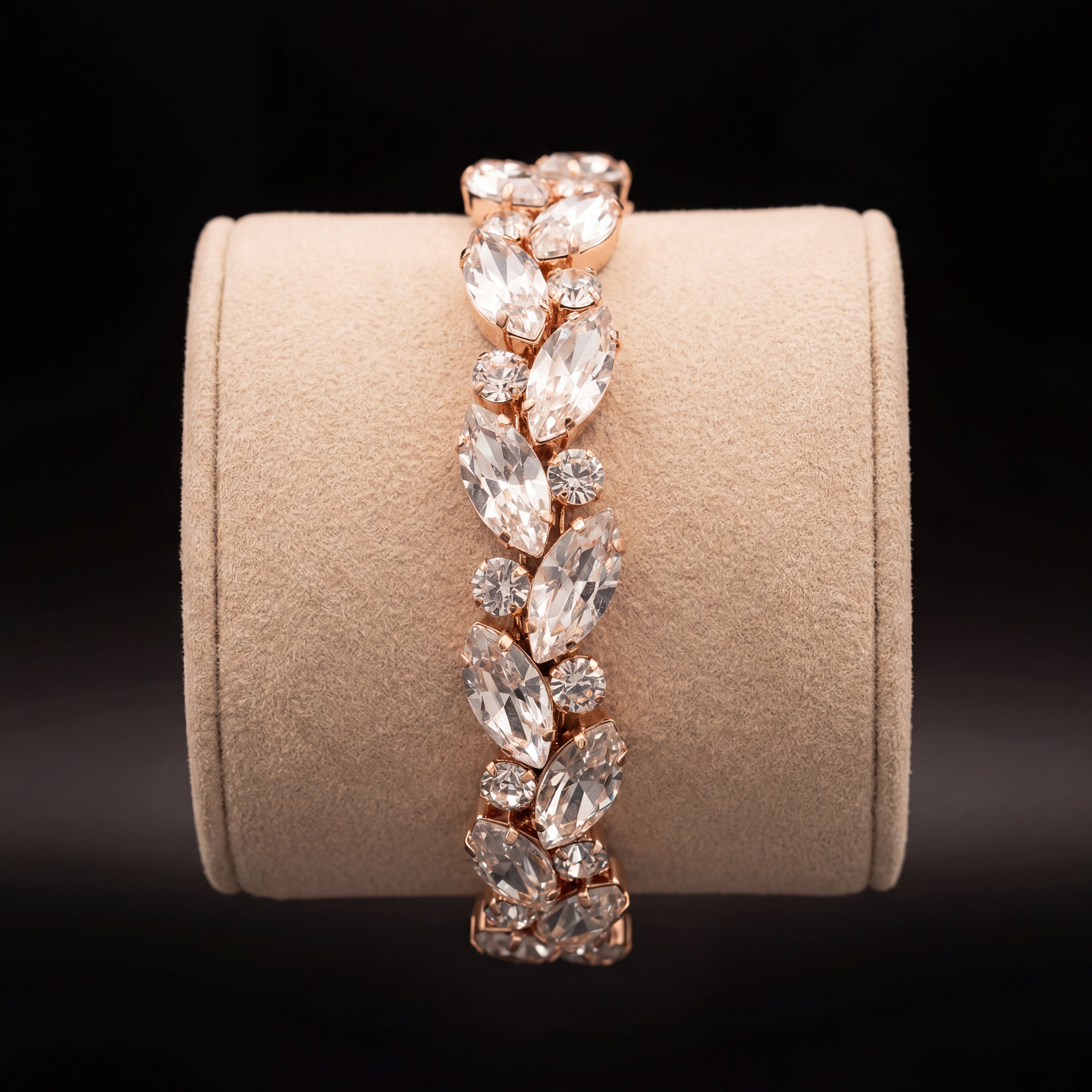Elysia bracciale - oro rosa - Crystal