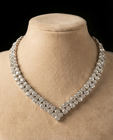 Eris collana - Silver - CRYSTAL