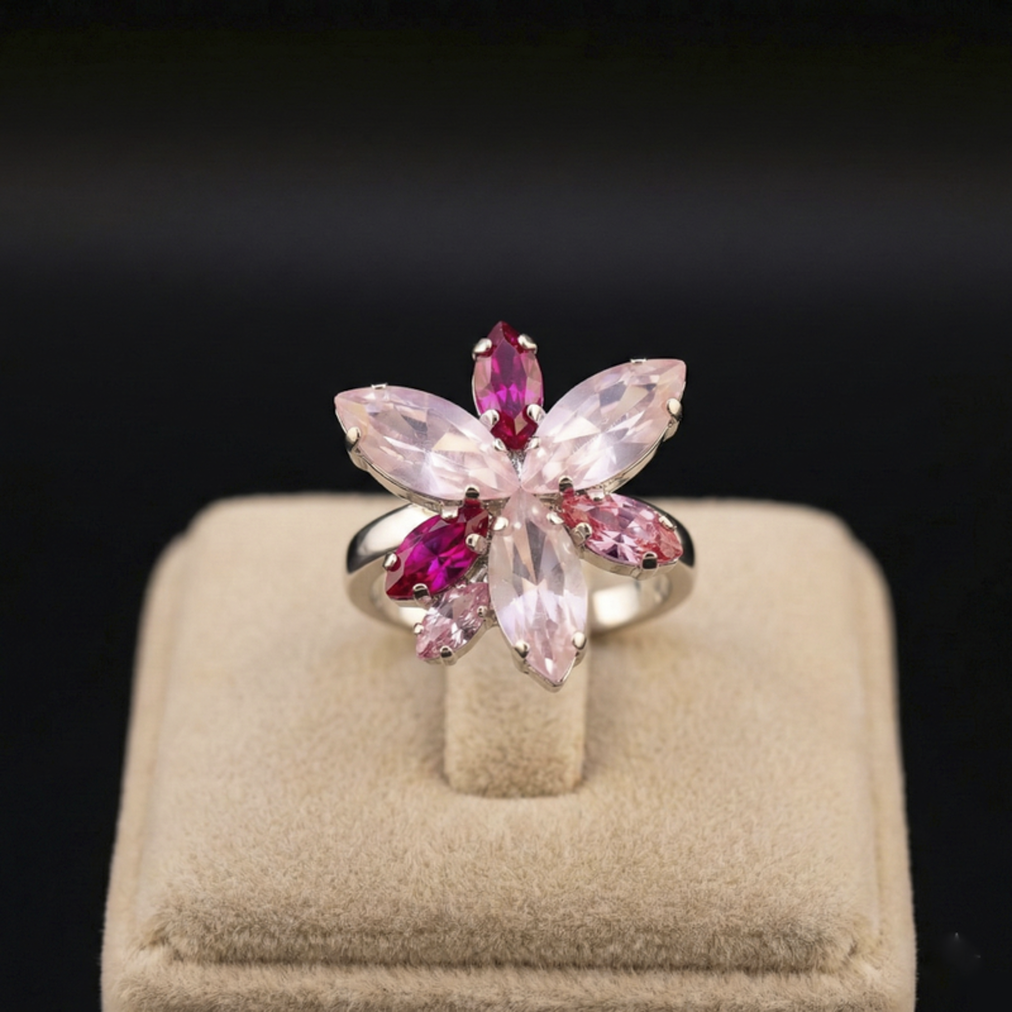 Flos anello - Silver - FUXIA, ROSA, ROSA CHIARO