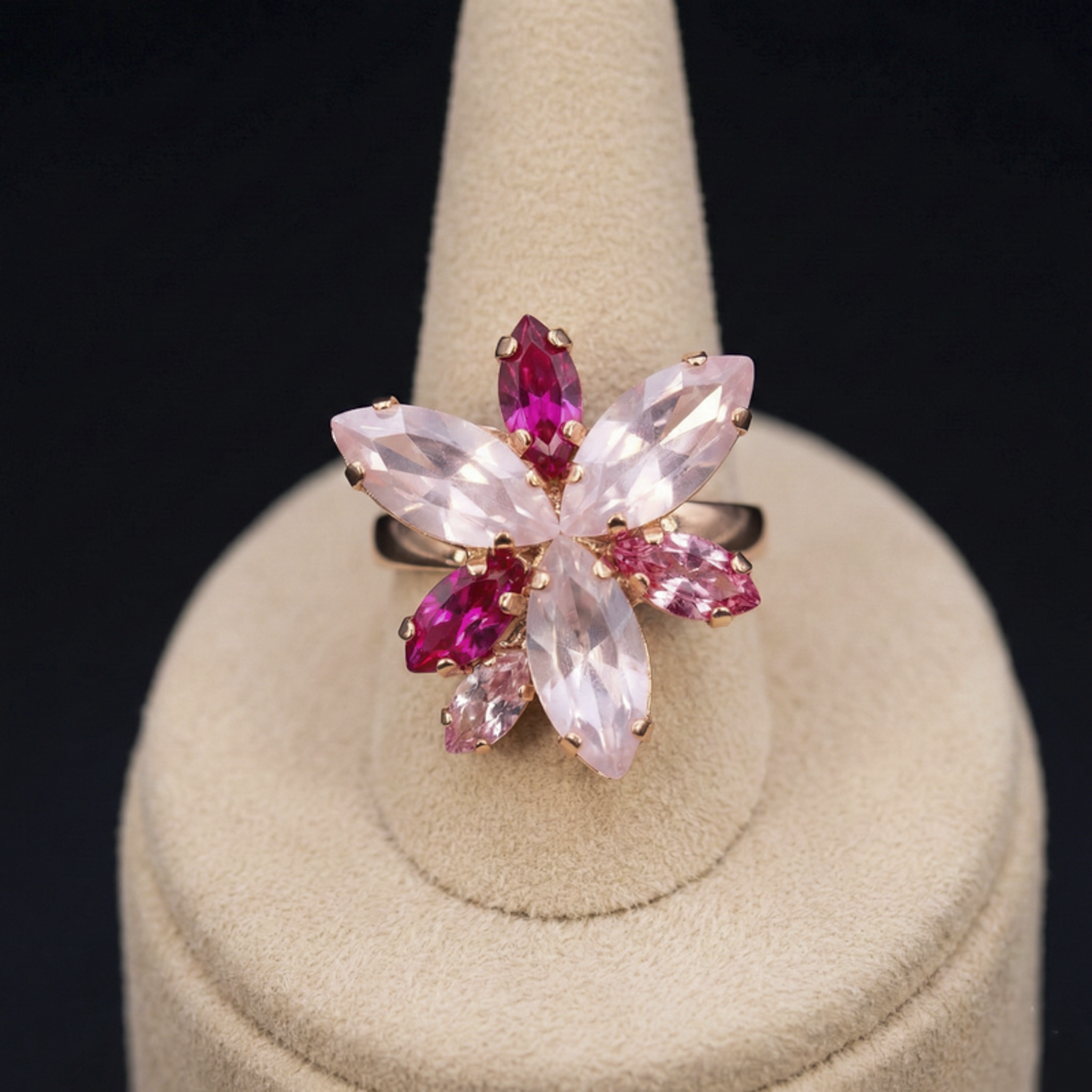 Flos anello - Oro Rosa - FUXIA, ROSA, ROSA CHIARO
