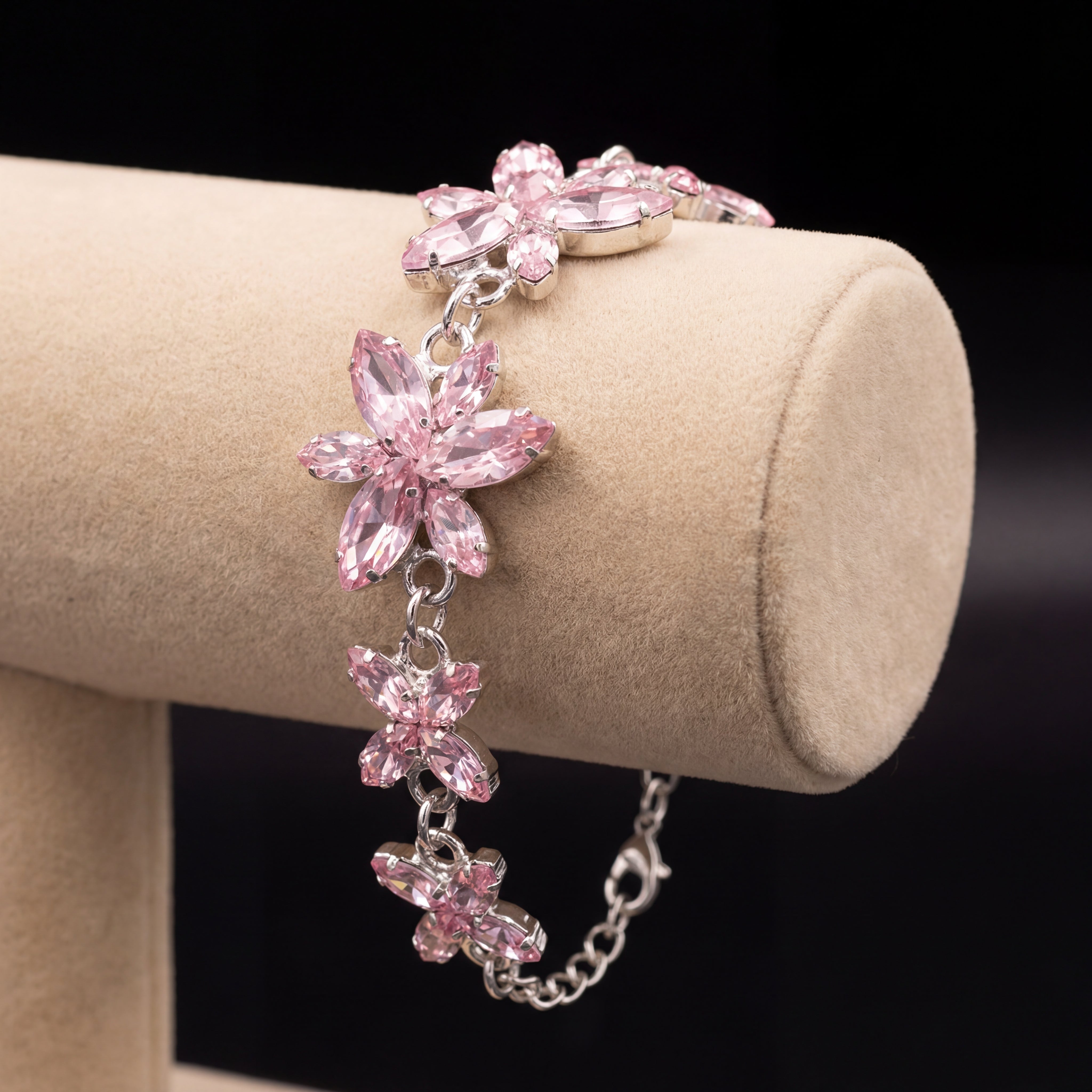 Flos bracciale - Argento - ROSA CHIARO