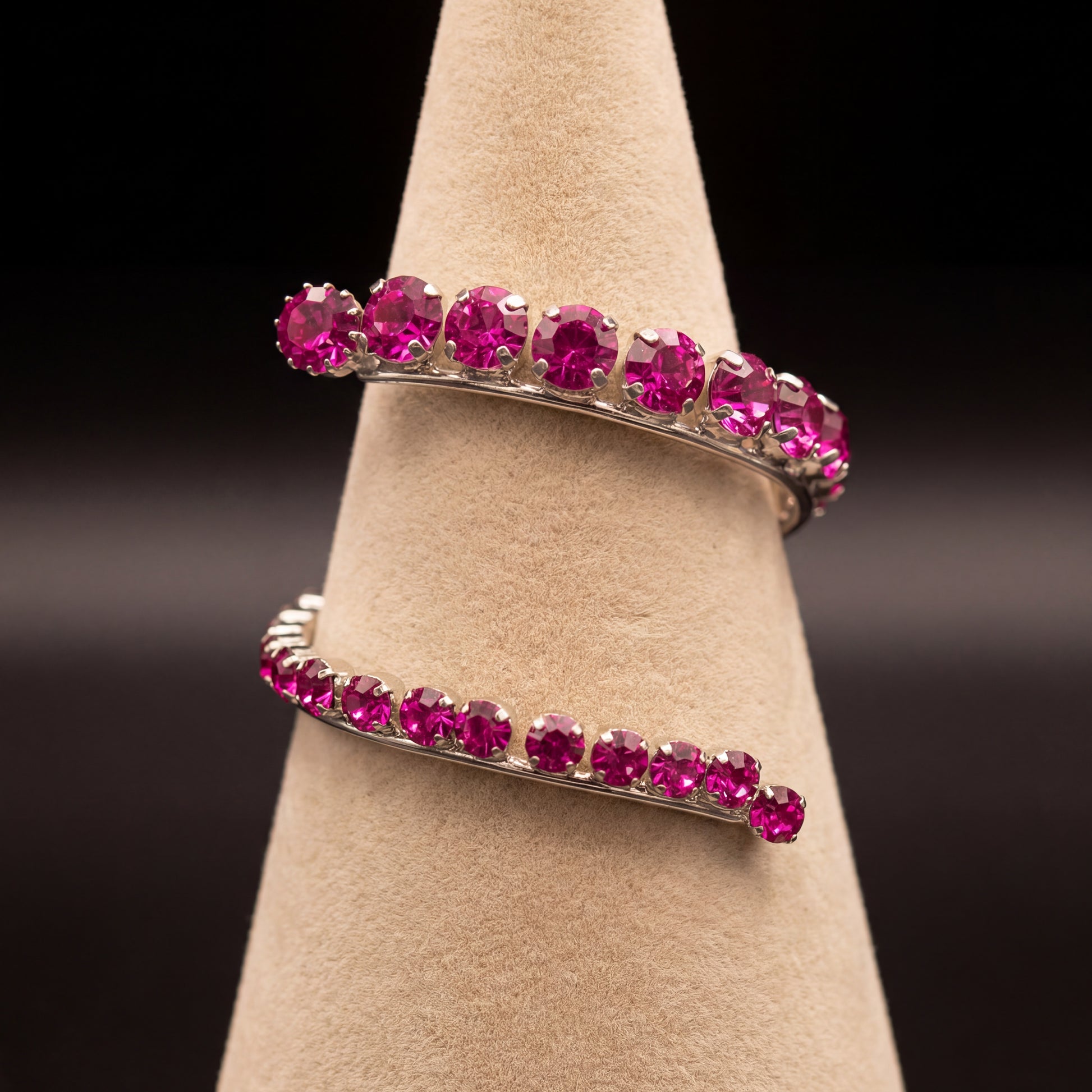 Freya bracciale - Argento - Fuxia