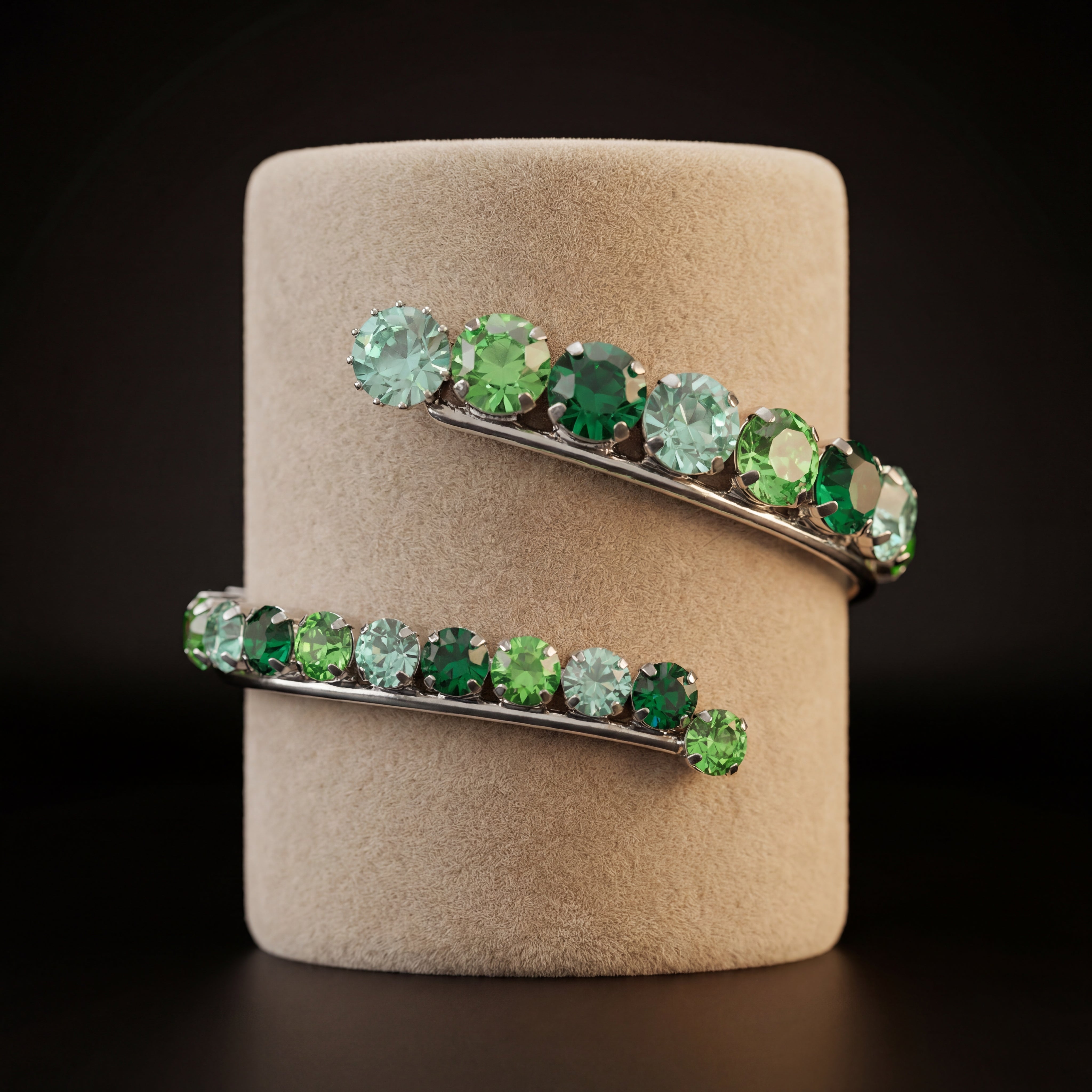 Freya bracciale - Argento - Multiverde