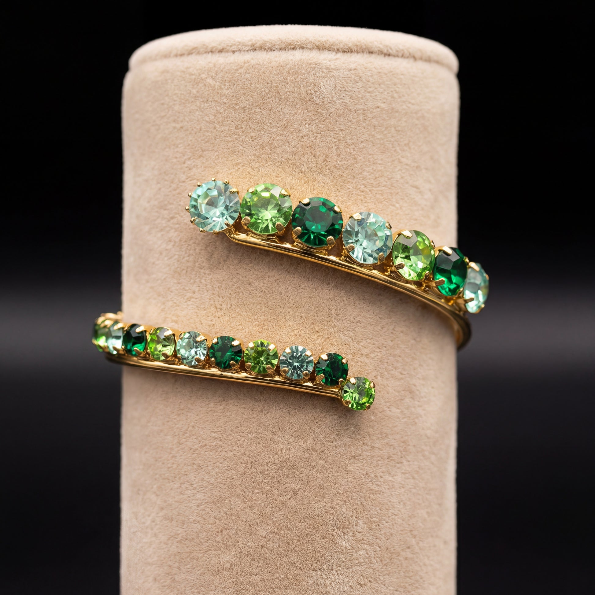 Freya bracciale - Oro Giallo - Multiverde