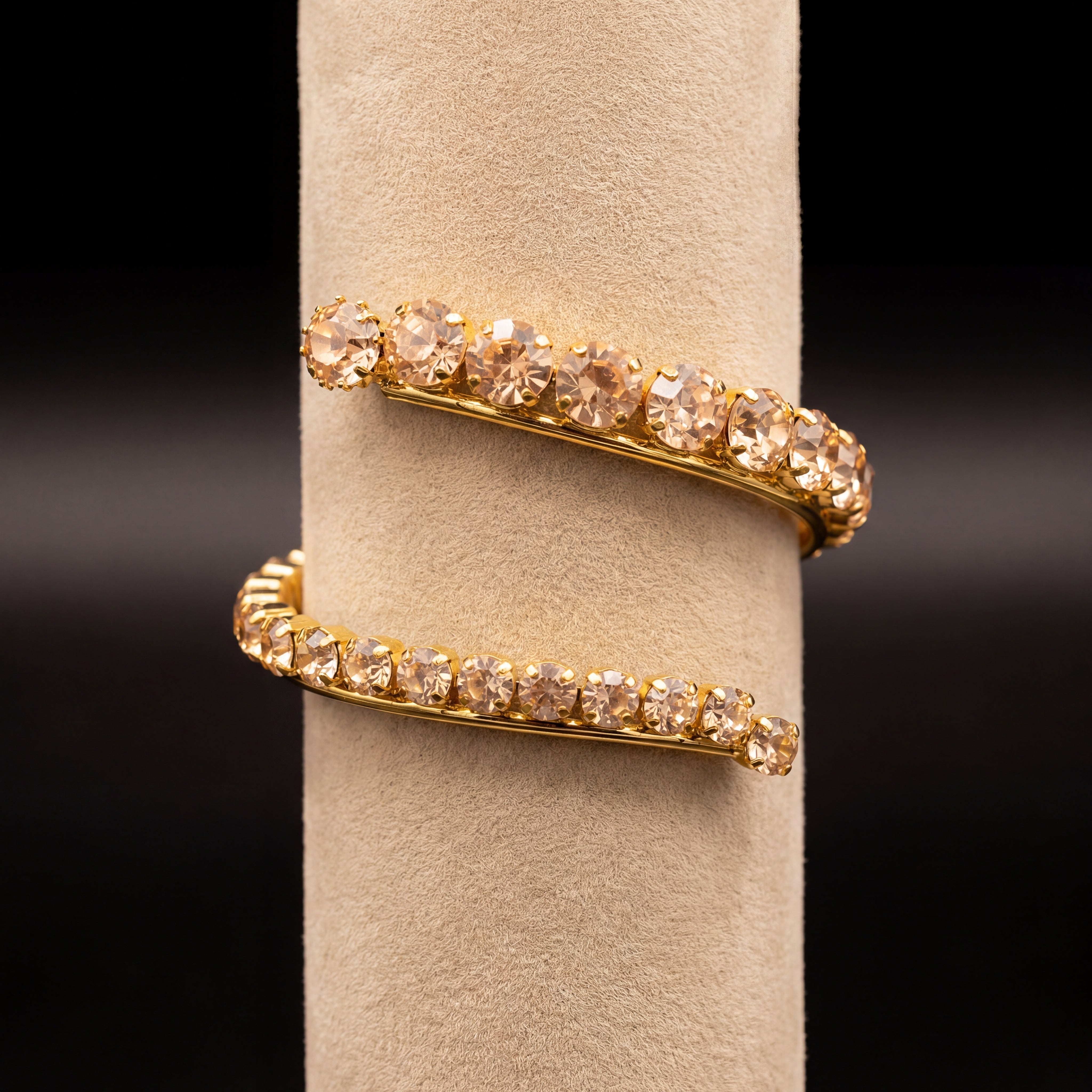 Freya bracciale - Oro Giallo - Pesca Chiaro
