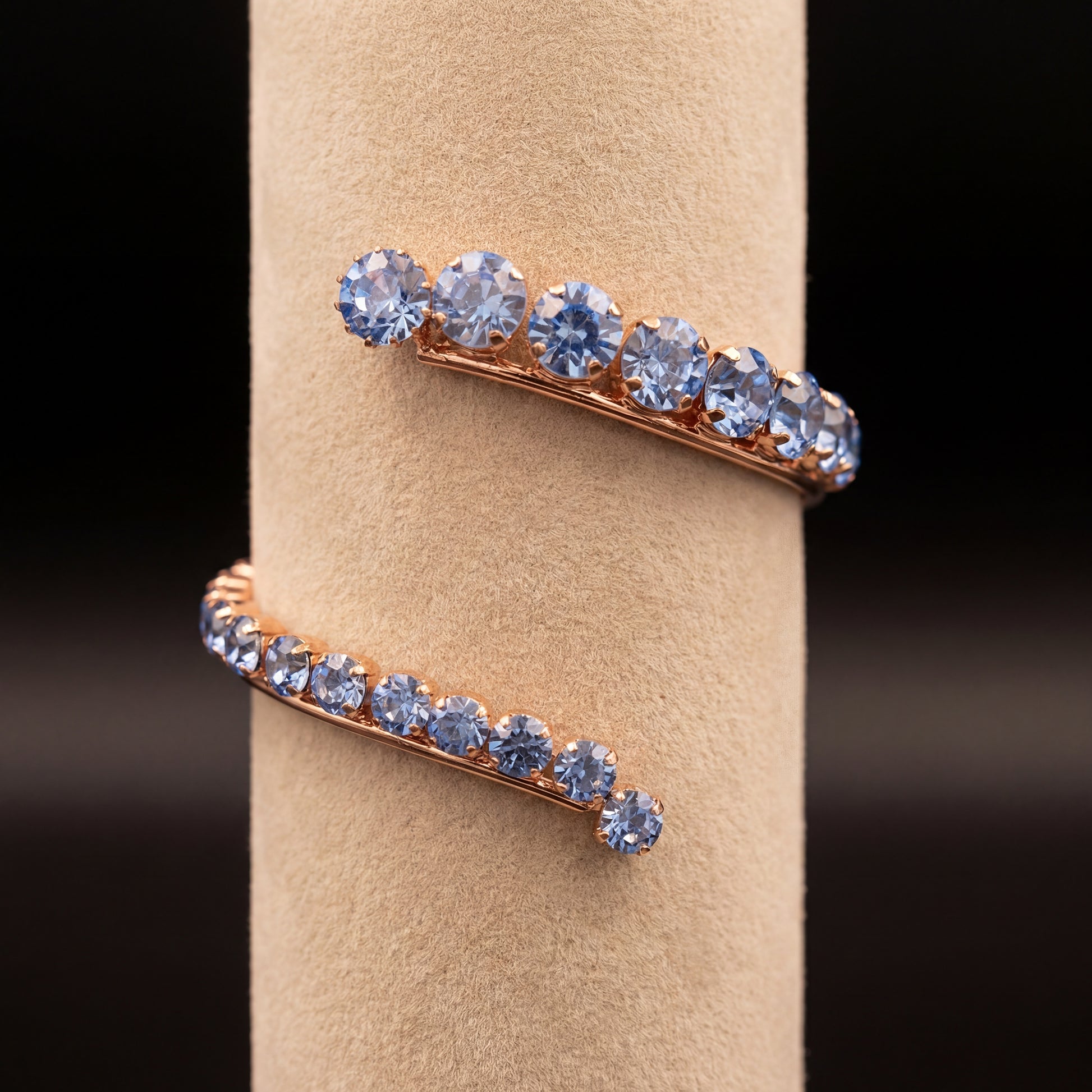 Freya bracciale - Oro Rosa - Azzurro Polvere