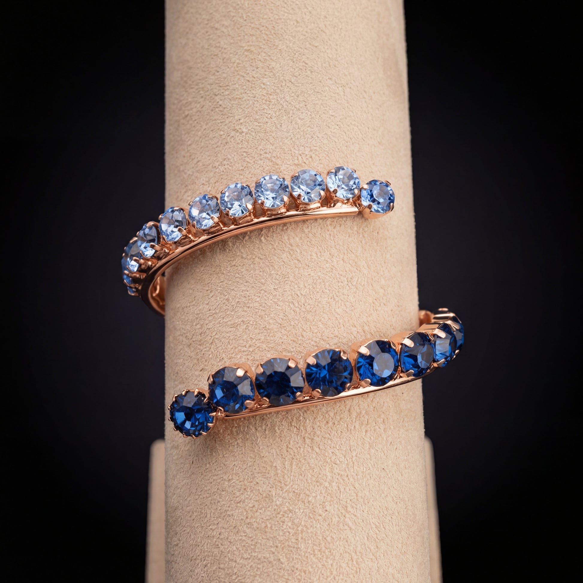 Freya bracciale - Oro Rosa - Azzurro Polvere Blu Montana - VAR 2