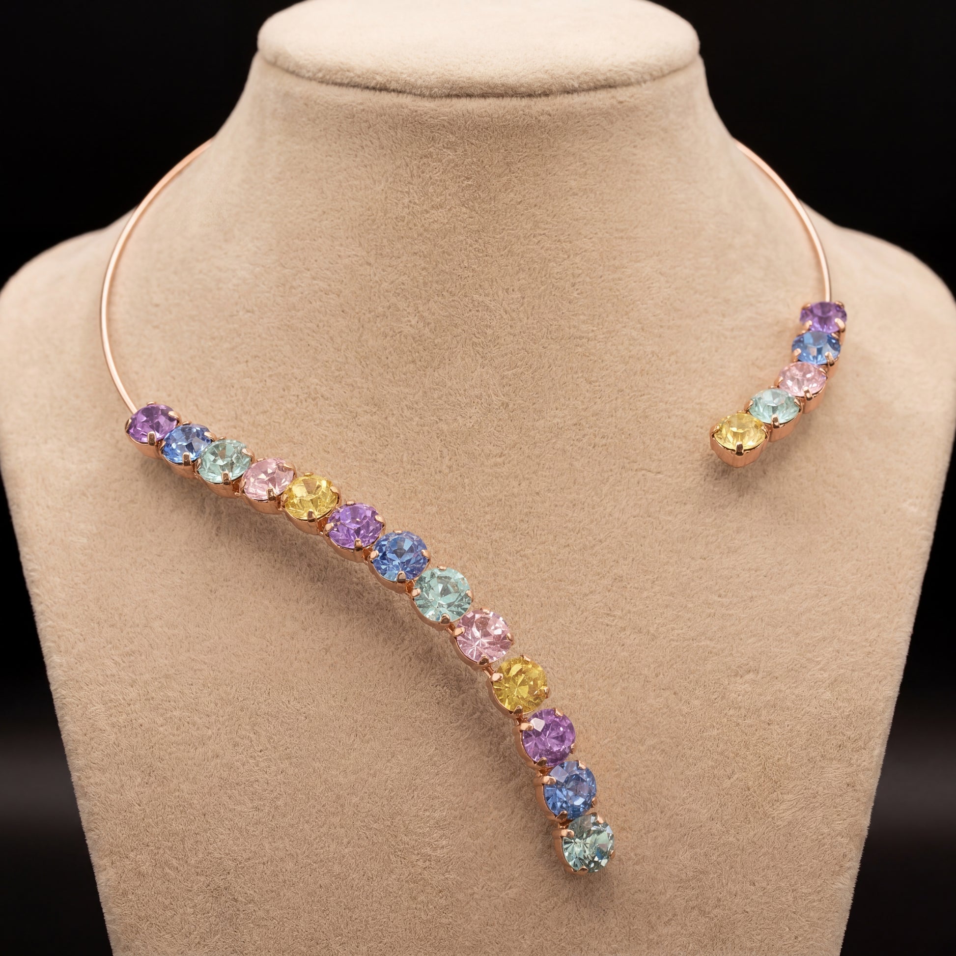 Freya collarino - Oro Rosa - MULTICOLOR