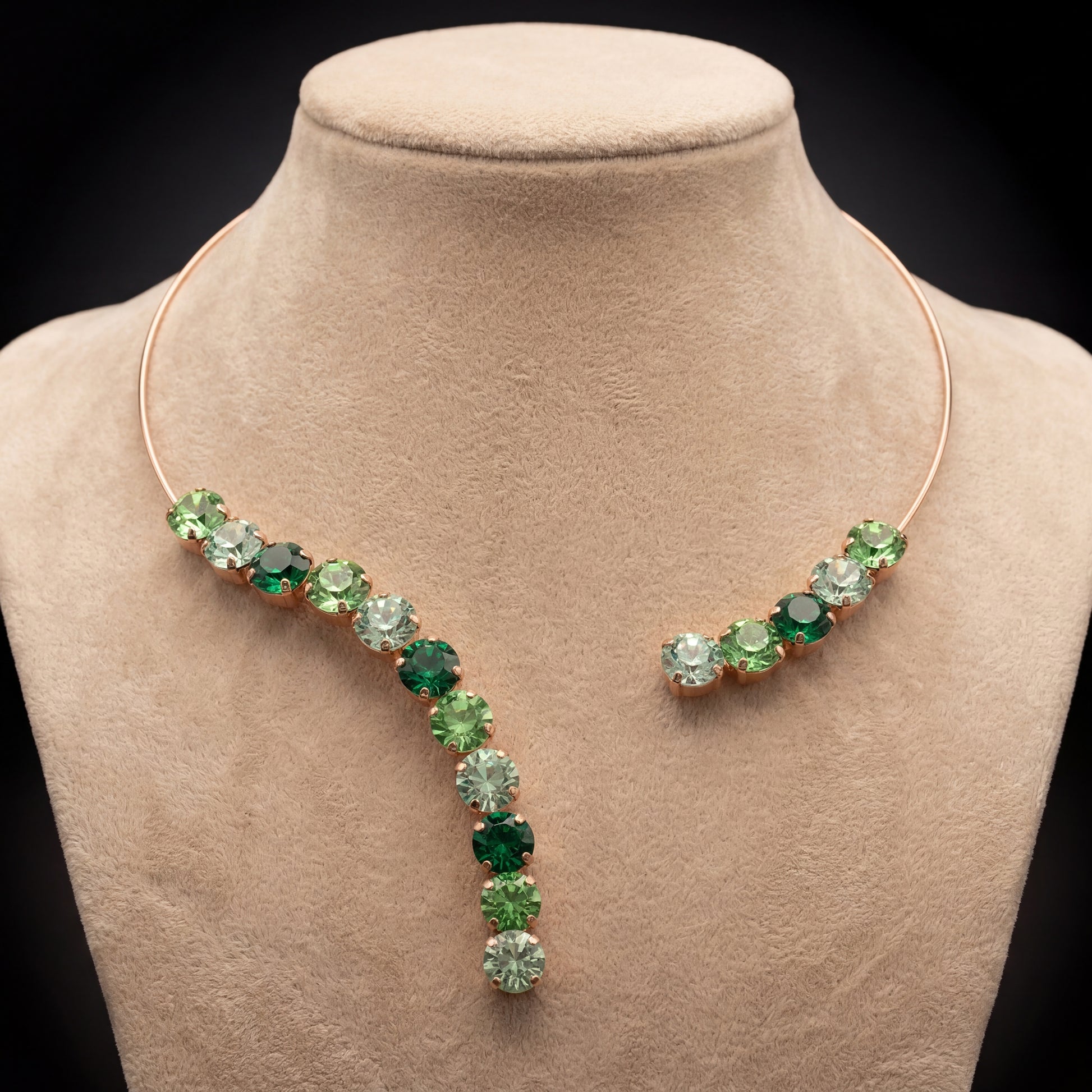 Freya collarino - Oro Rosa - MULTIVERDE