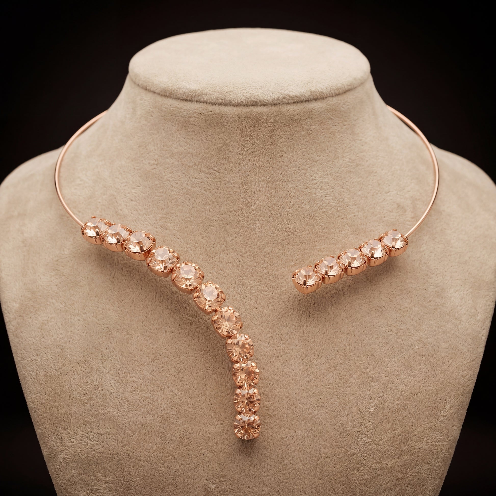 Freya collarino - Oro Rosa - PESCA CHIARO