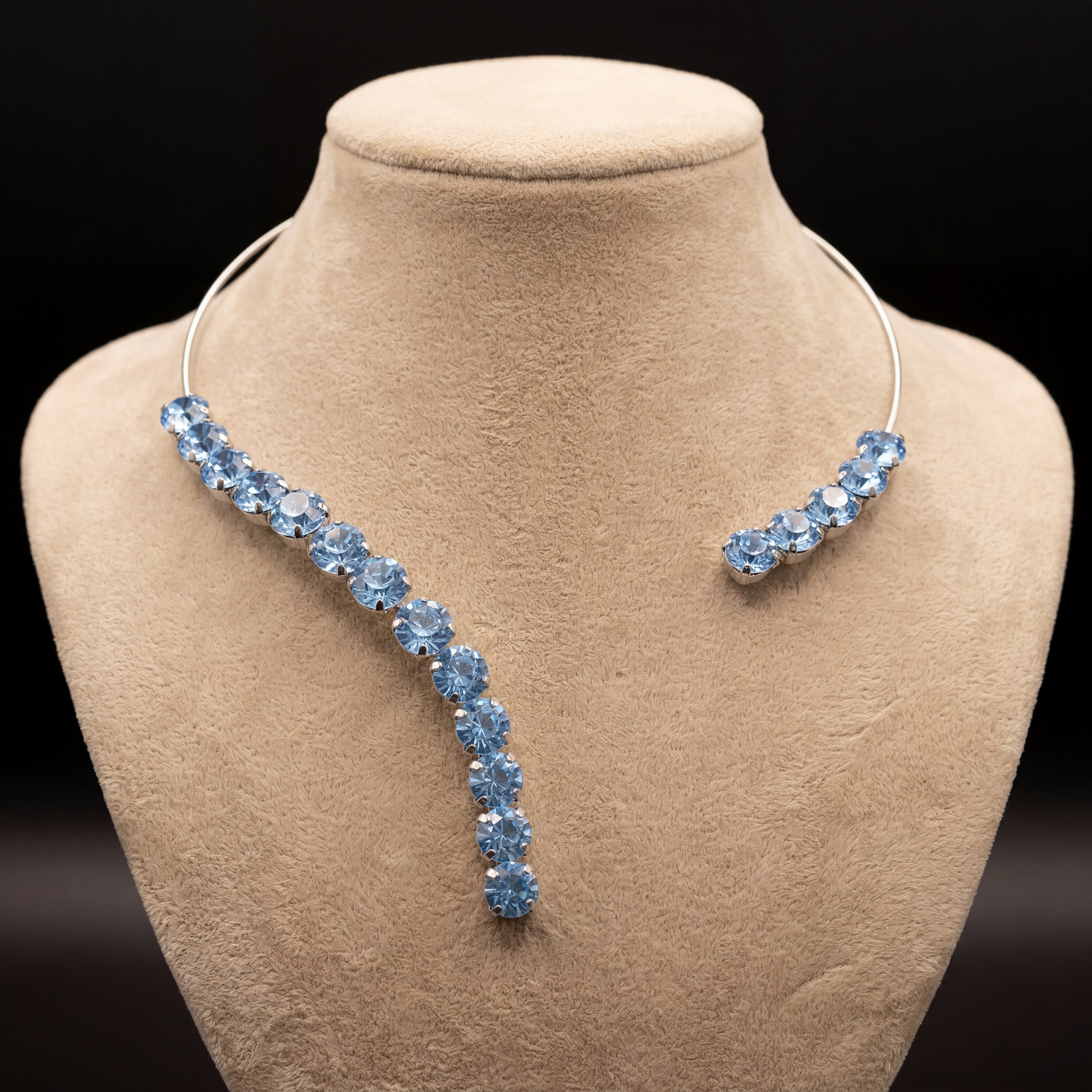 Freya collarino - Argento - AZZURRO POLVERE