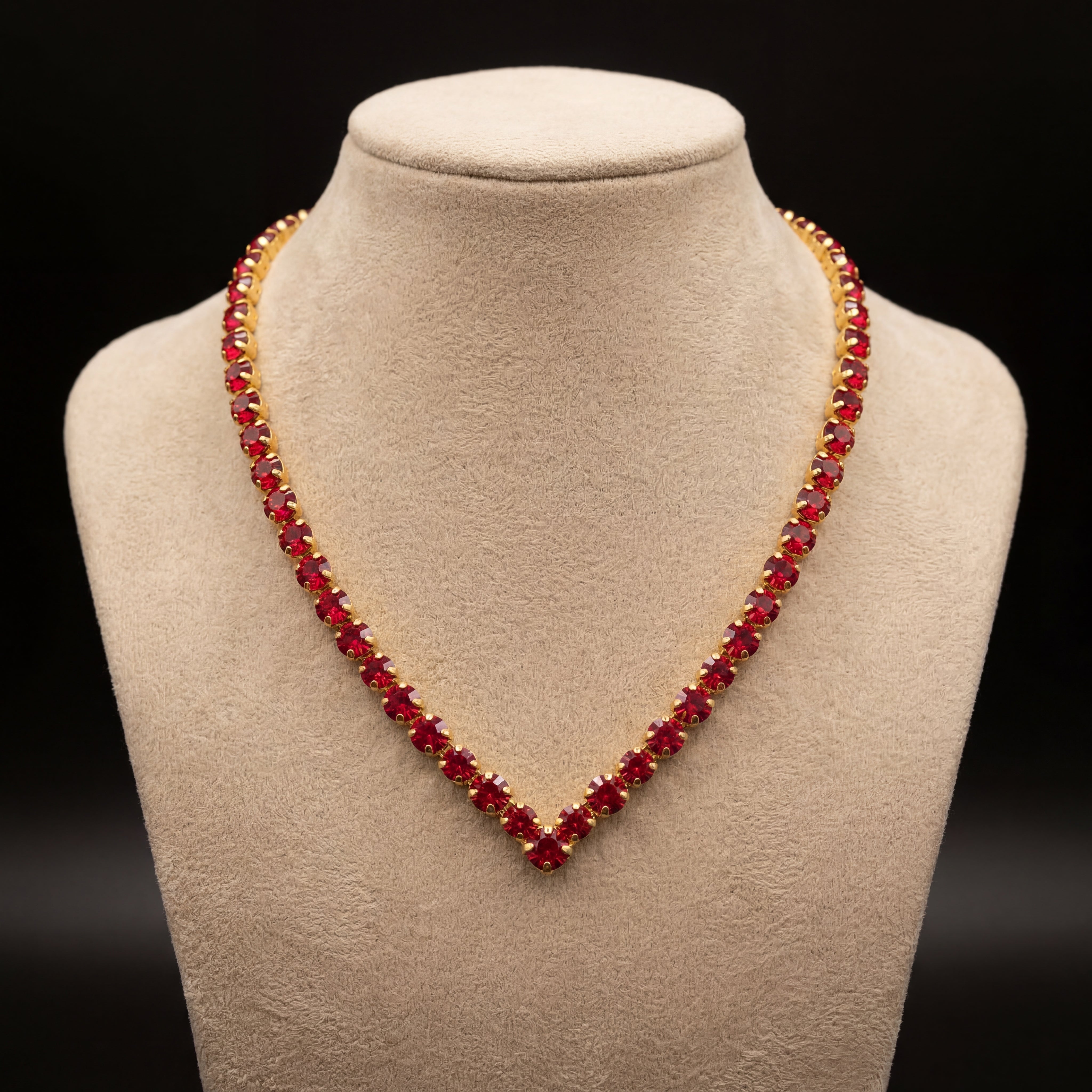 Ikra collana - Oro Giallo - ROSSO