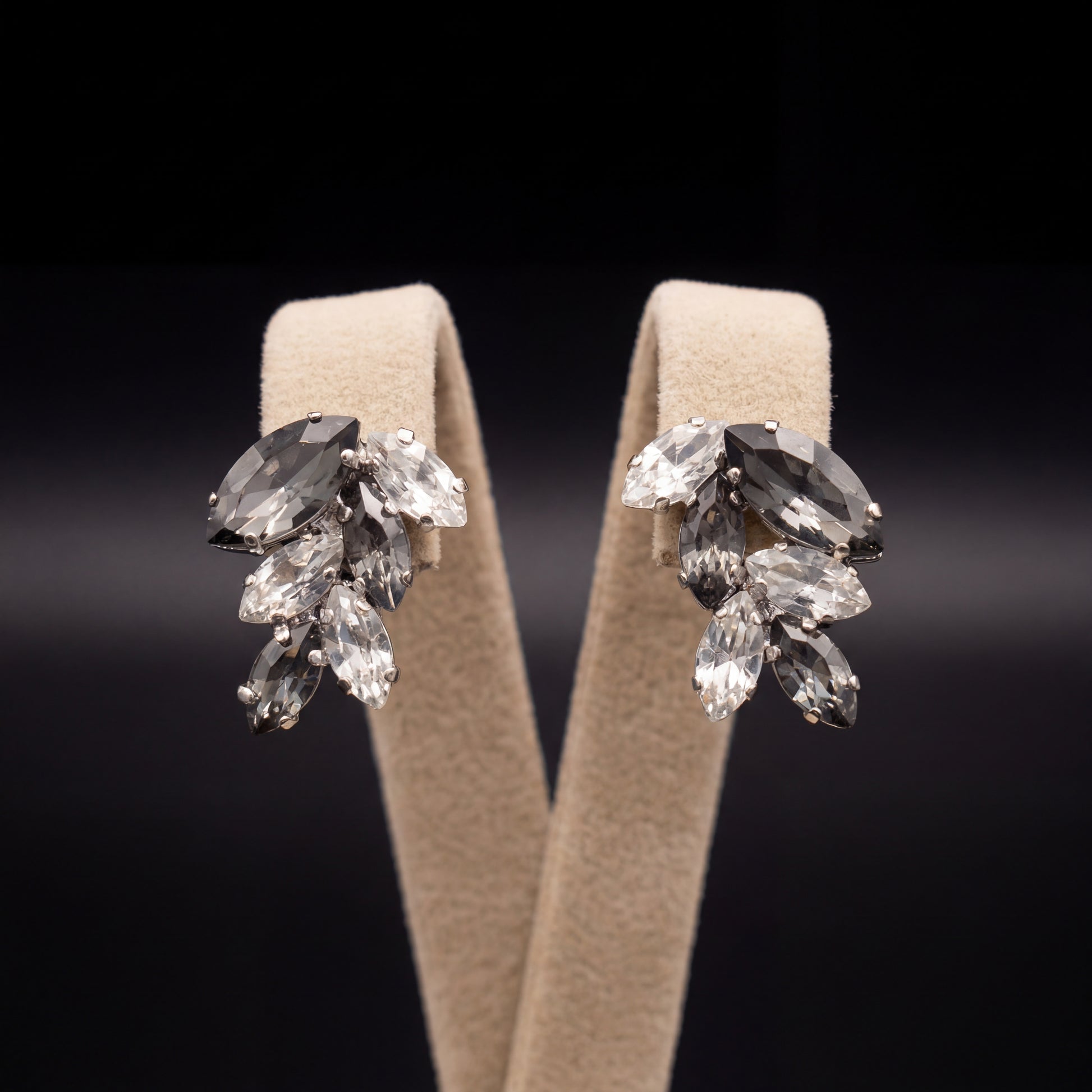 Inari orecchini - Argento - Crystal Grigio