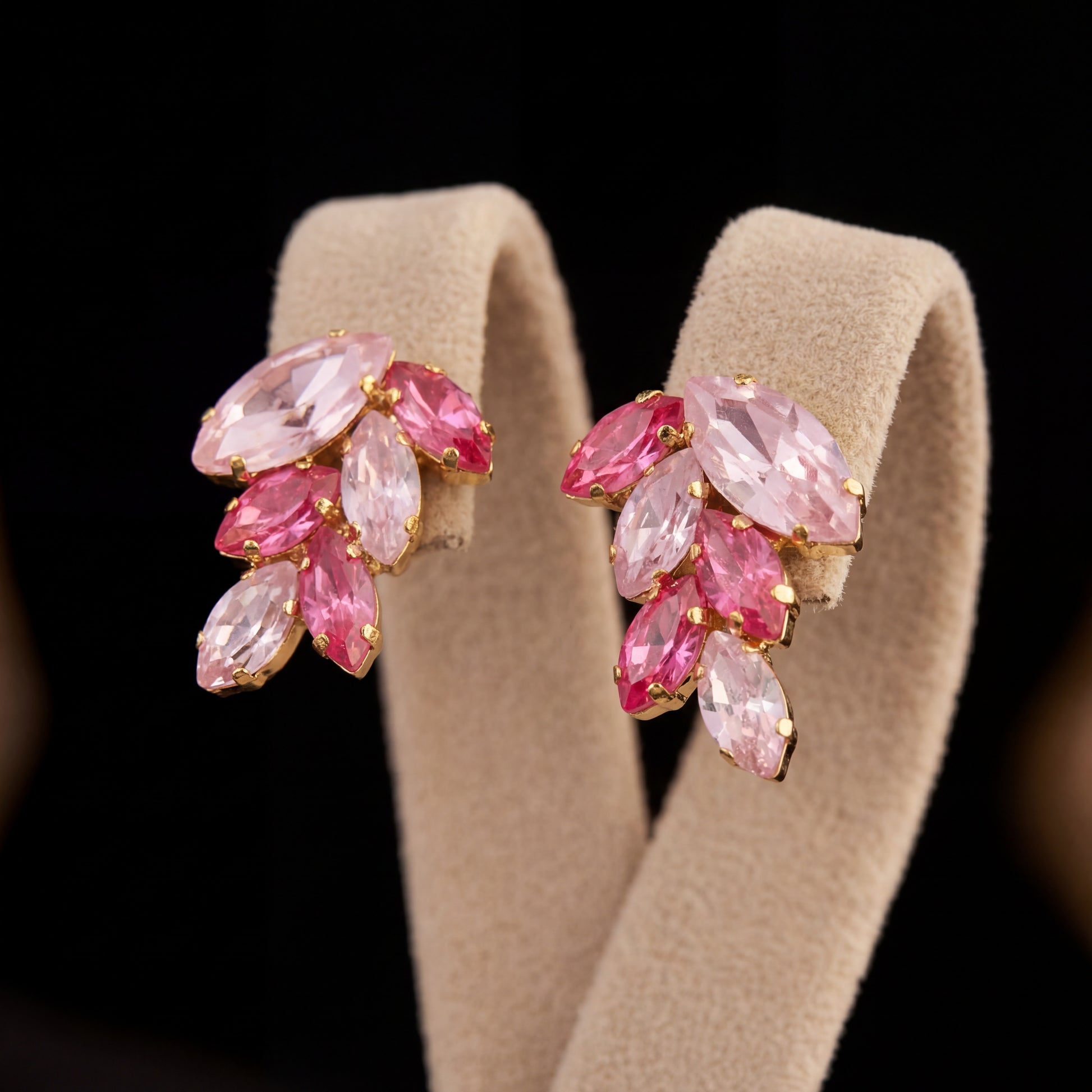 Inari orecchini - Oro Giallo - Rosa Chiaro Rosa