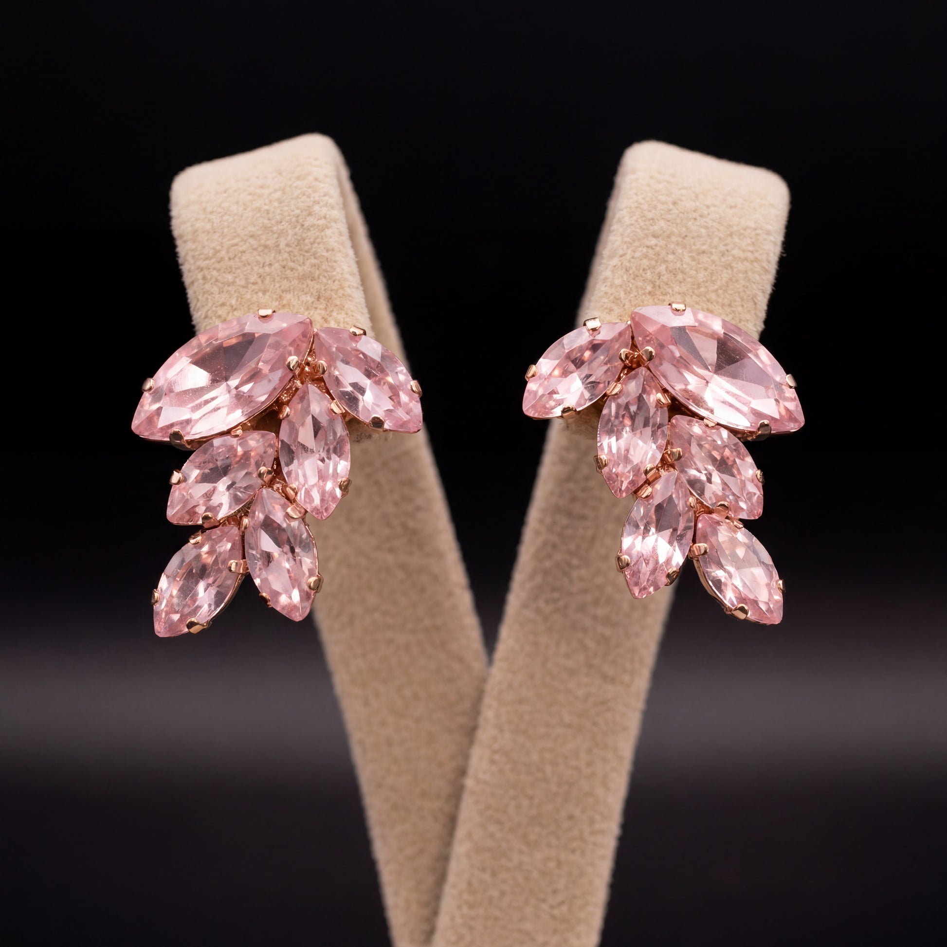 Inari orecchini - Oro Rosa - Rosa Chiaro