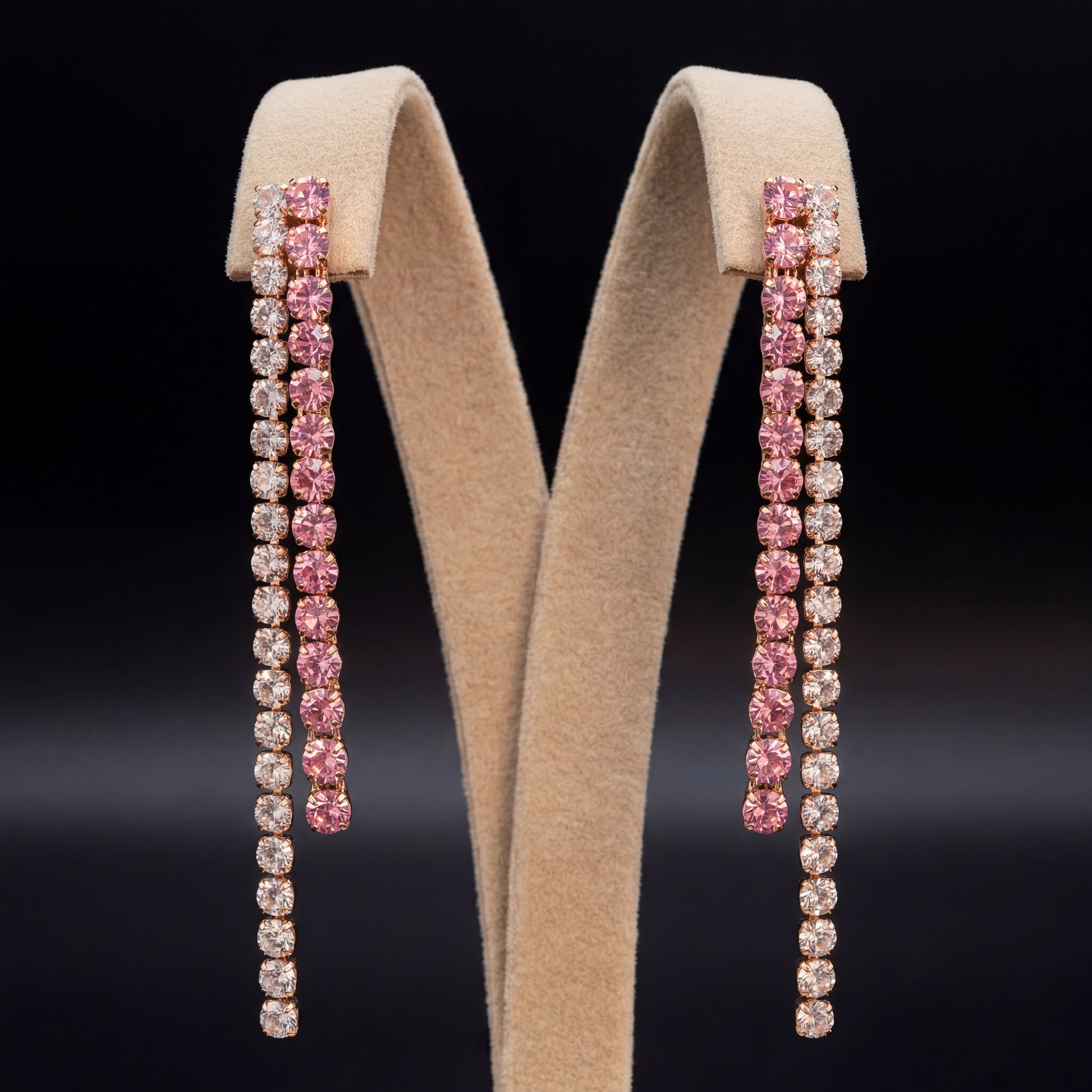 Kleos orecchini - Oro Rosa - Rosa