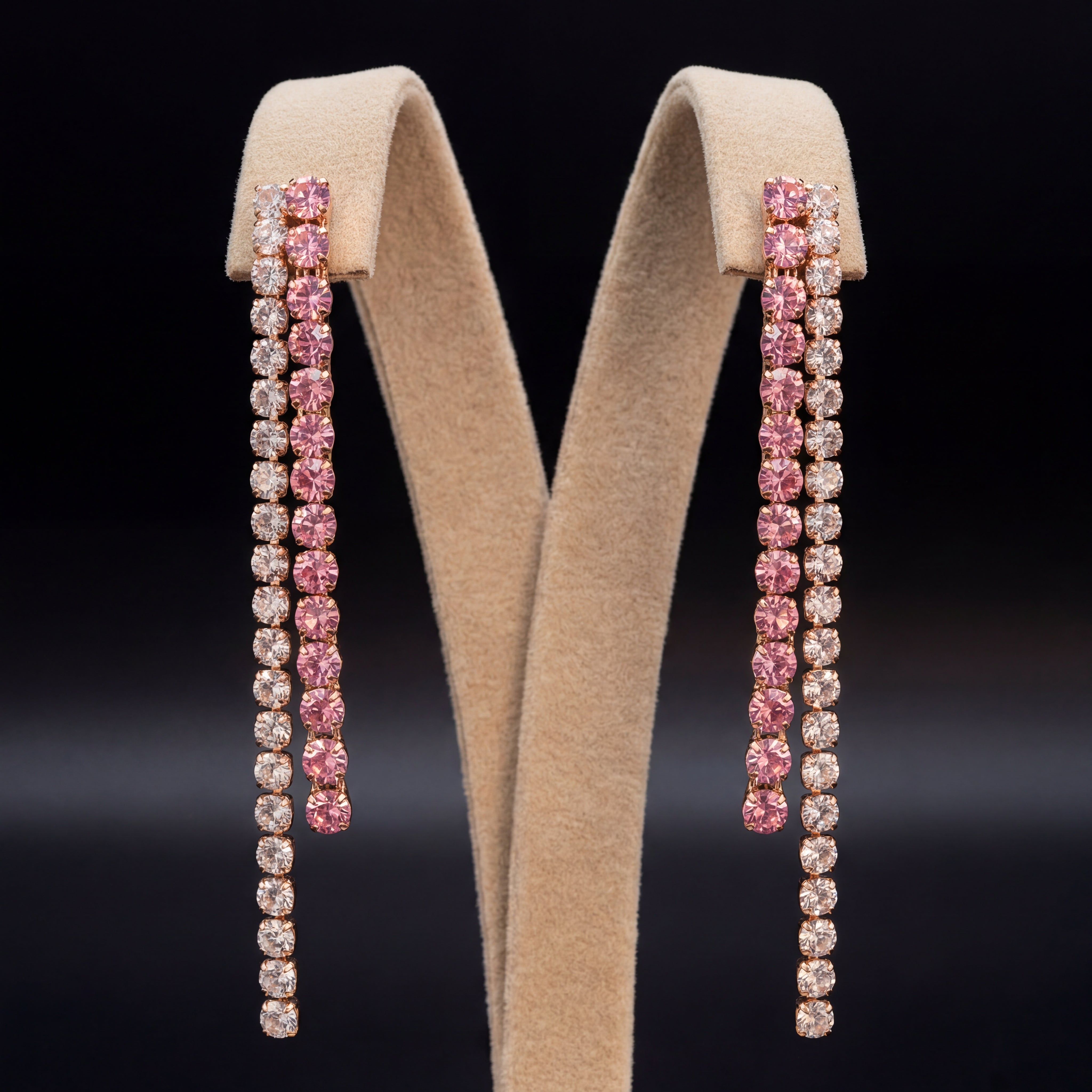 Kleos orecchini - Oro Rosa - Rosa