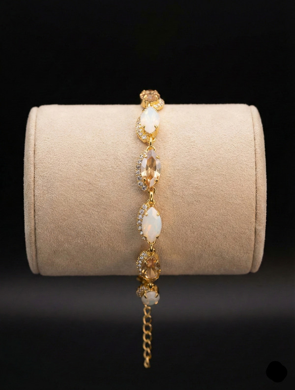 Navette strass bracciale