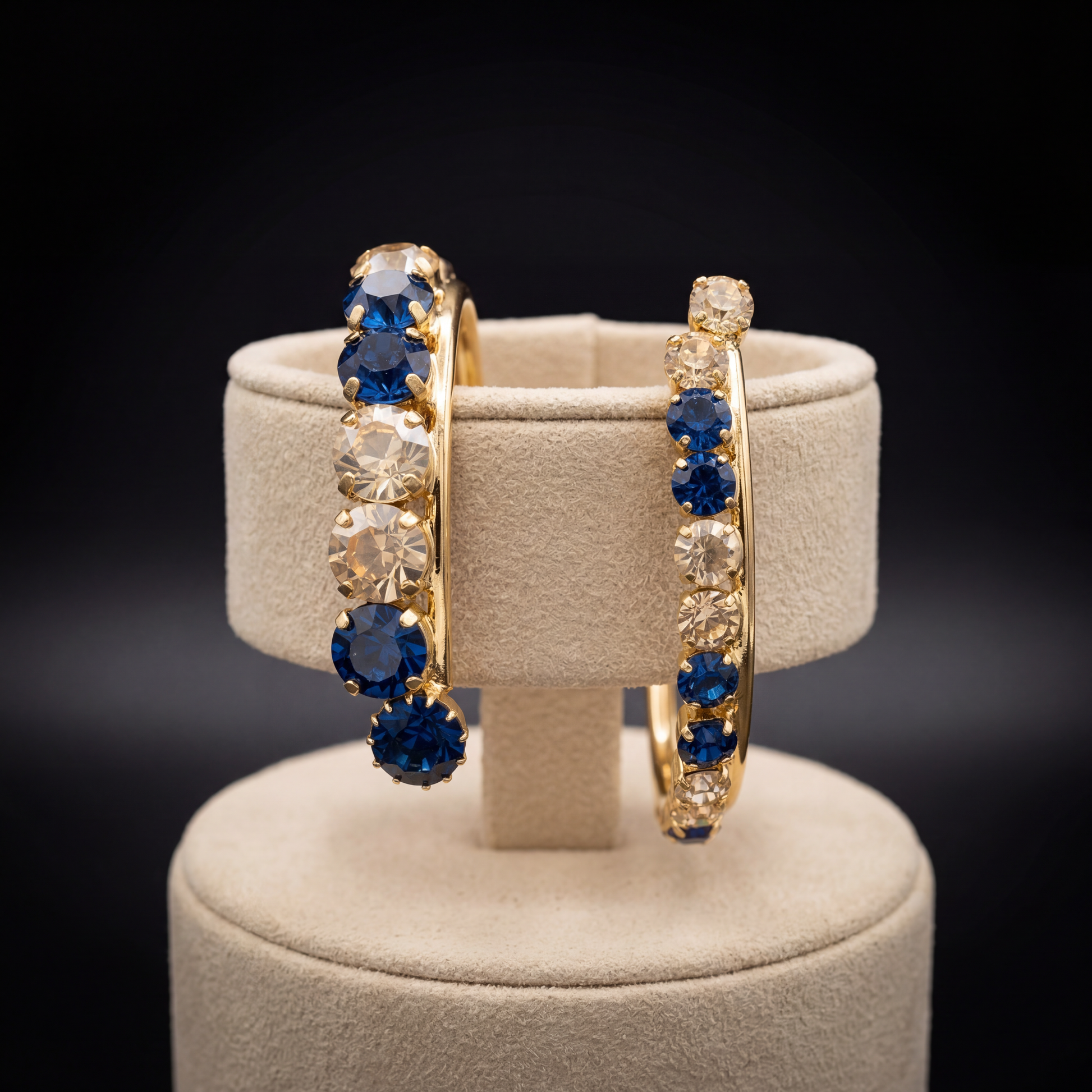 Freya bracciale - Oro Giallo - Blu Montana Gold Variante 2