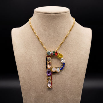 Collana lettera P - Oro Giallo - Variante 1