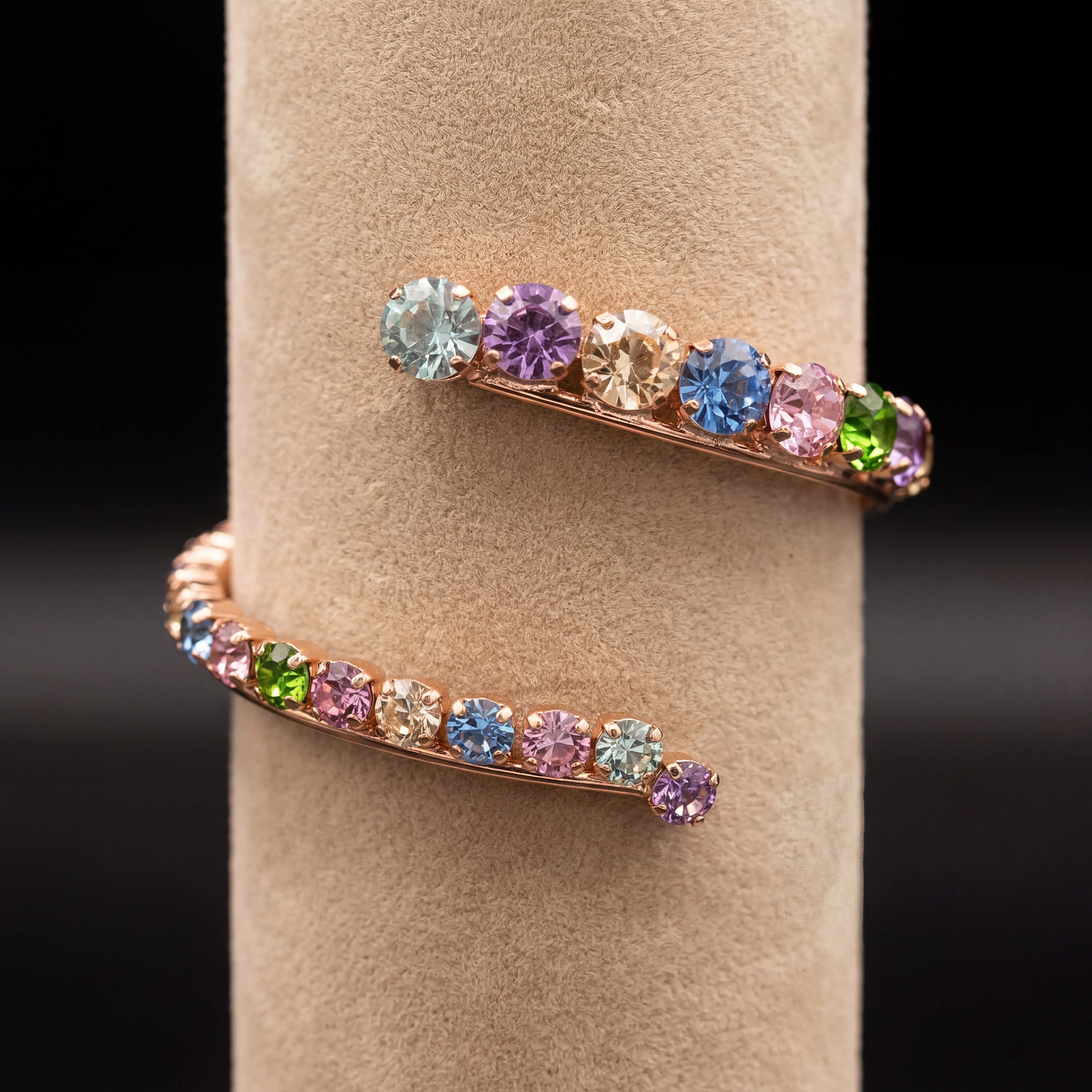 Freya bracciale - Oro Rosa - multicolor