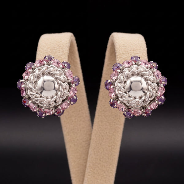 Orecchini bottone 2 - Argento - Base