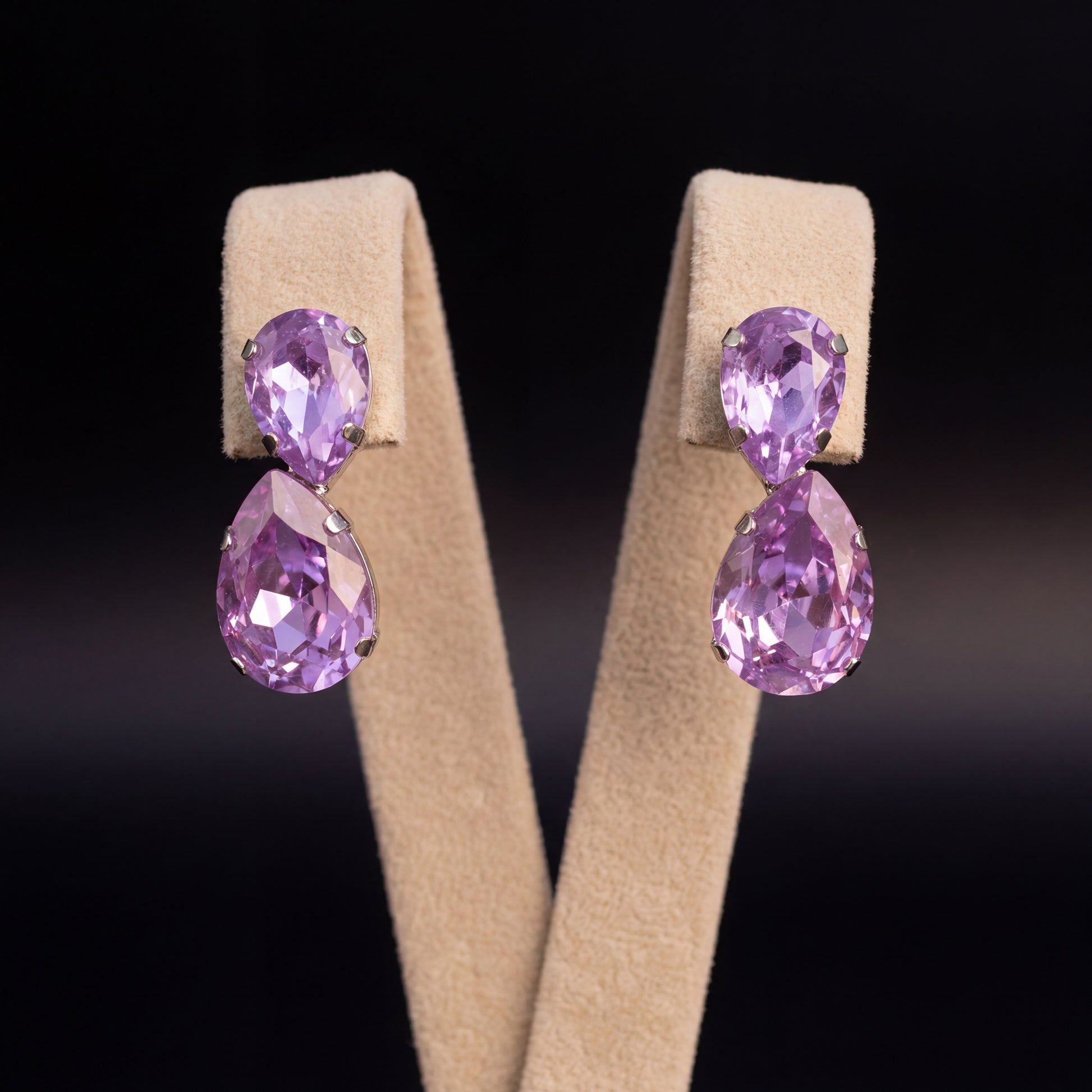 Stilla 2 orecchini - Argento - Violet