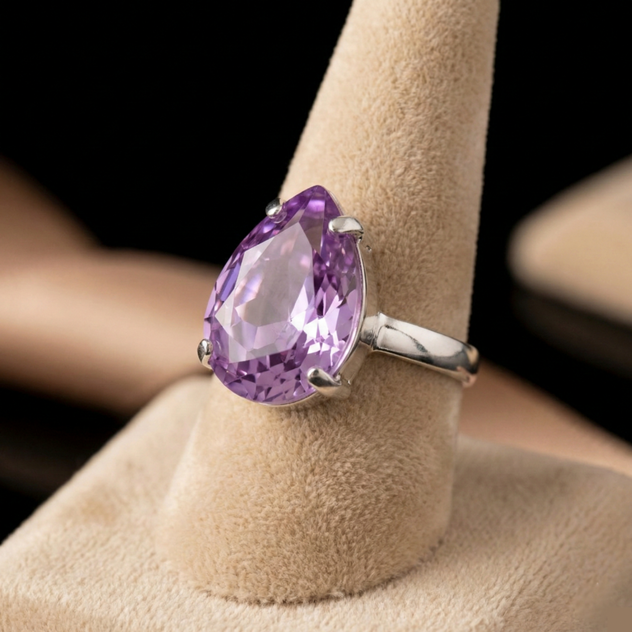 Stilla anello - Silver - VIOLET