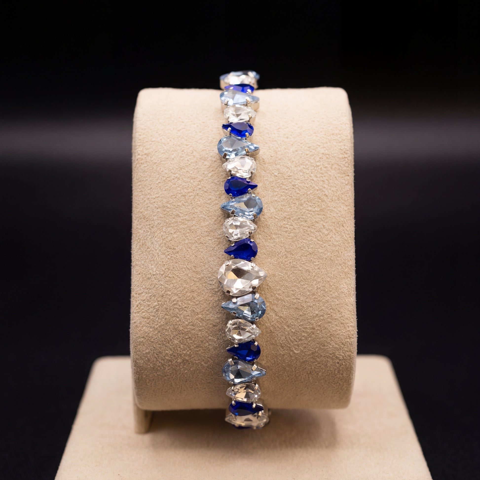 Sybel bracciale - Argento - Zaffiro Crystal Azzurro Polvere