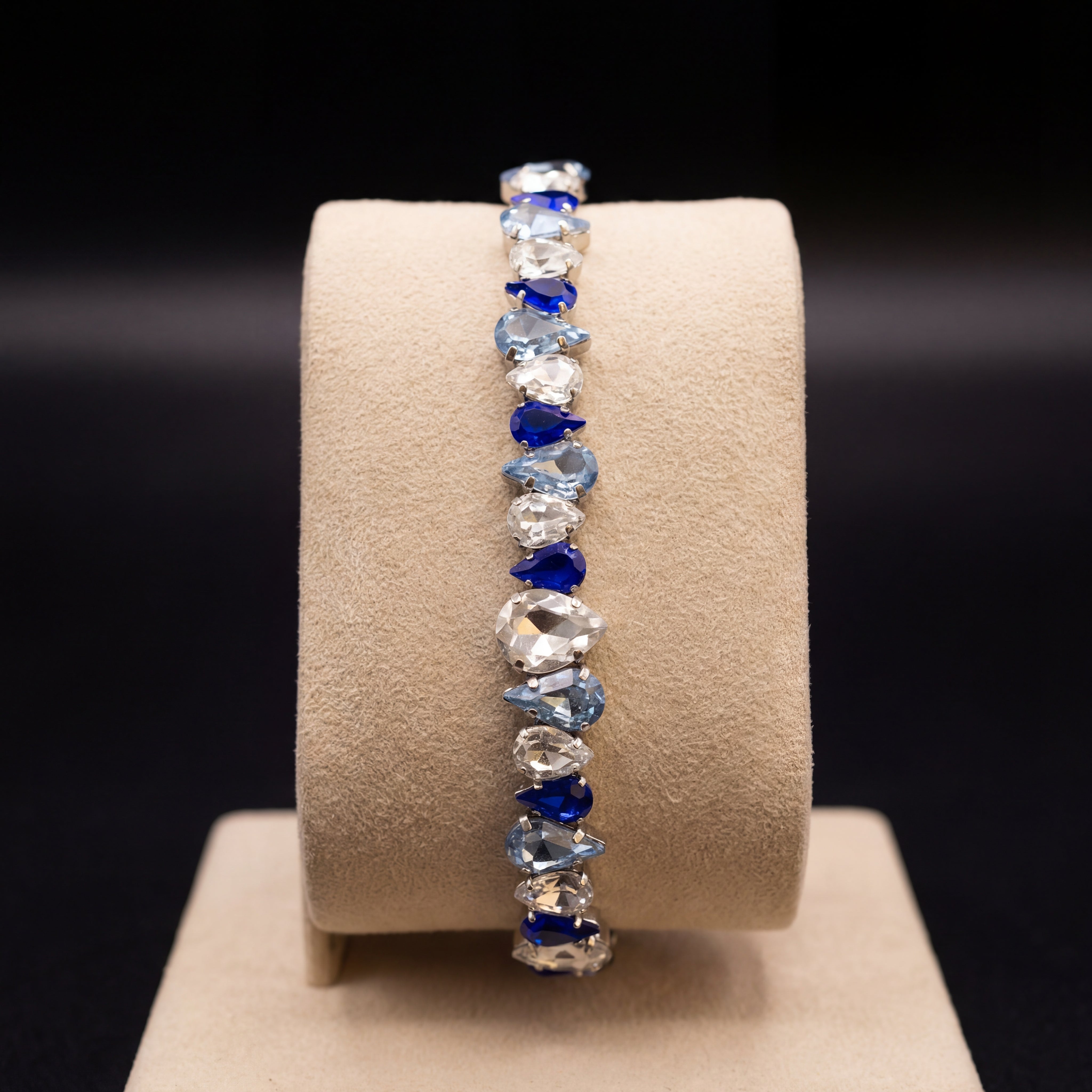 Sybel bracciale - Argento - Zaffiro Crystal Azzurro Polvere