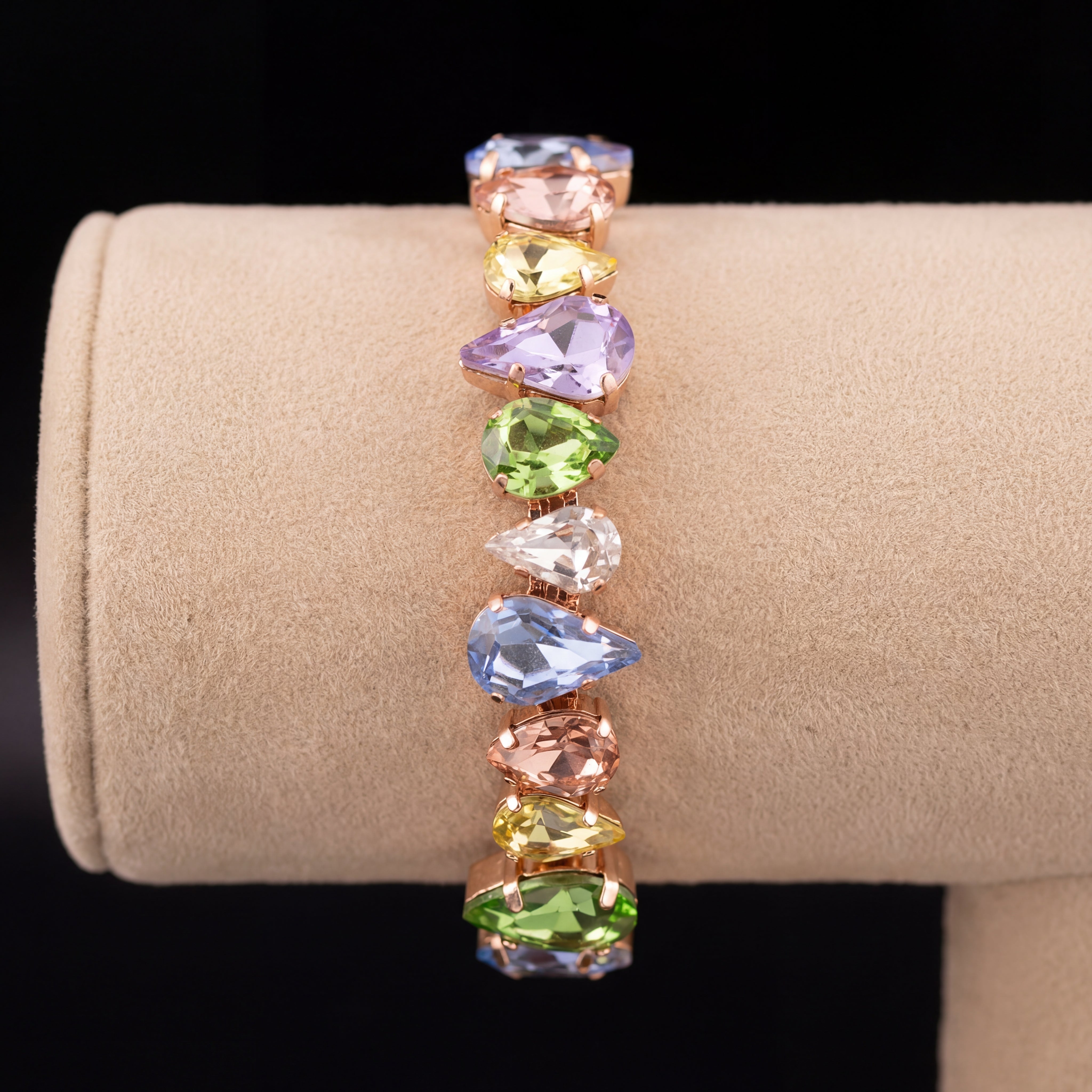 Sybel bracciale - Oro Rosa - Multicolor