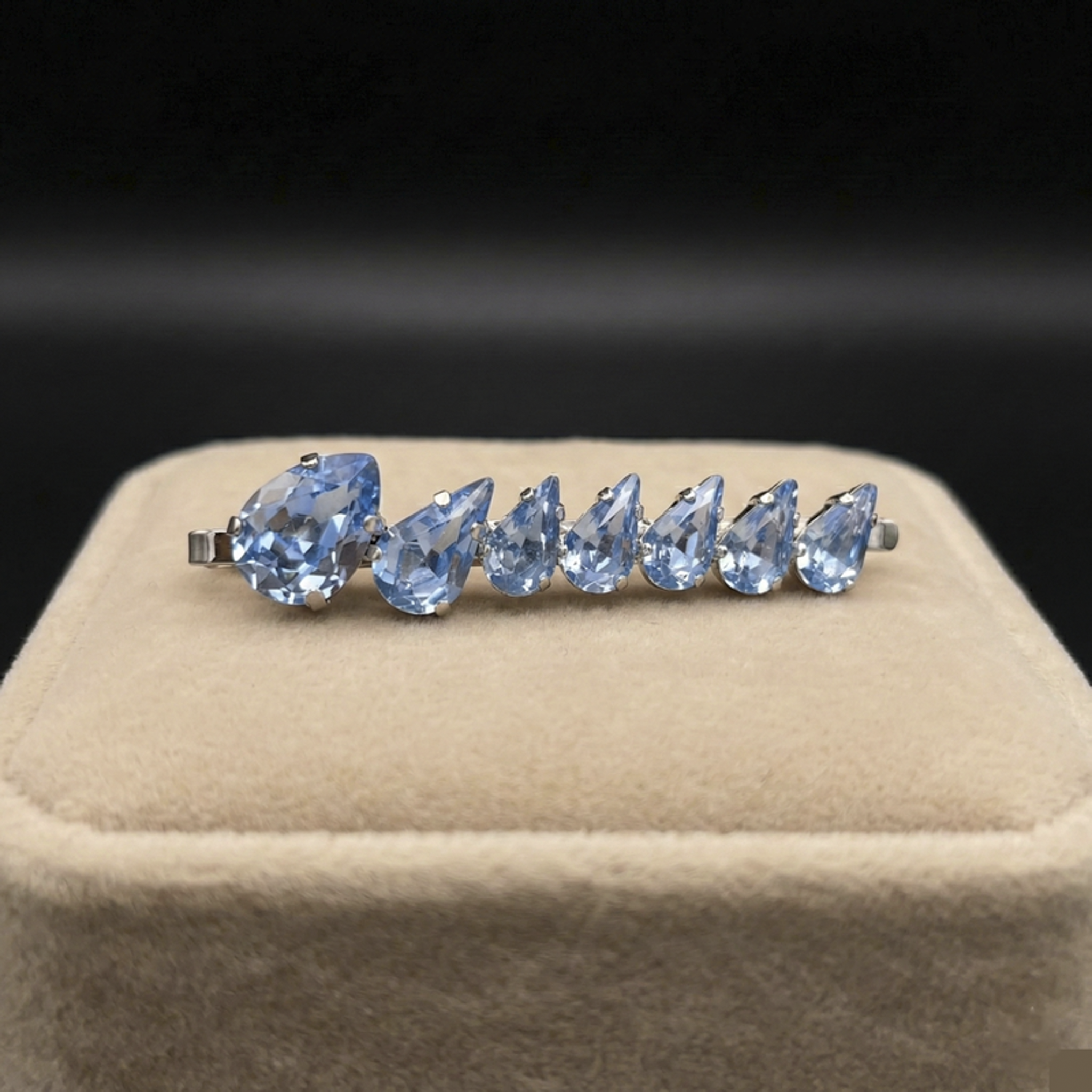 Sybel fermaglio - Silver - AZZURRO POLVERE